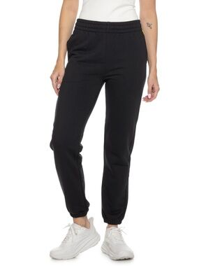 Allbirds Black Anytime Comfort Soft Cotton Blend French Terry Jogger Sweatpants